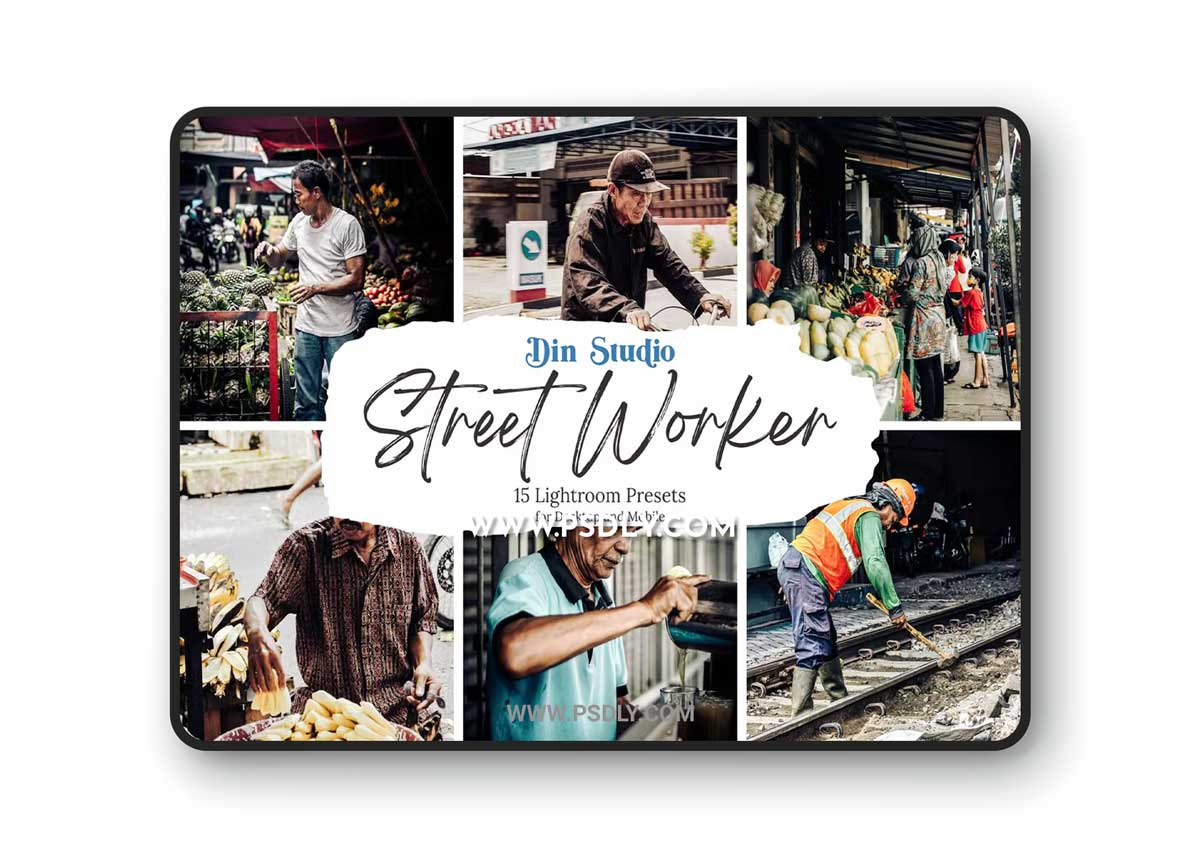 CreativeMarket - Street Worker Lightroom Presets 5482329 1 CreativeMarket - Street Worker Lightroom Presets 5482329