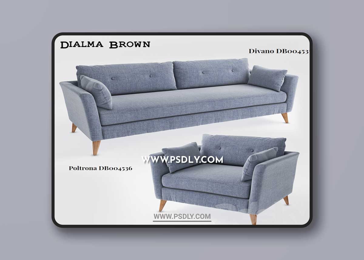 Dialma Brown Divano-db004535 Poltrona-db004536 1 Dialma Brown Divano-db004535 Poltrona-db004536