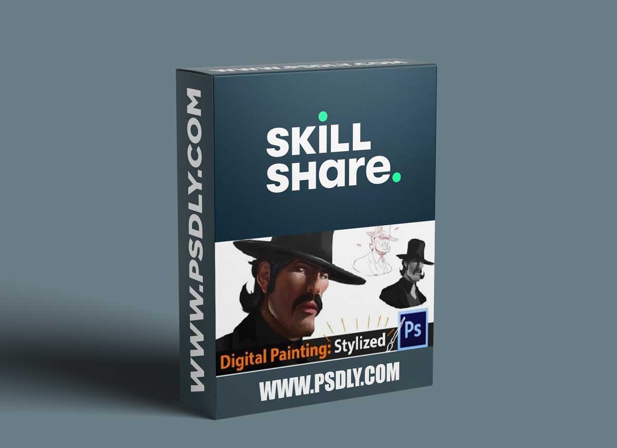 Digital Painting: Stylized Character Portrait Painting 1 Digital Painting: Stylized Character Portrait Painting