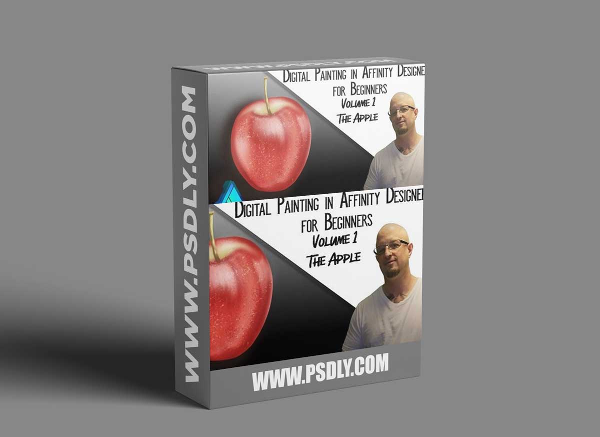 Digital painting in Affinity Designer for Beginners- Volume 1 The Apple 1 Digital painting in Affinity Designer for Beginners- Volume 1 The Apple