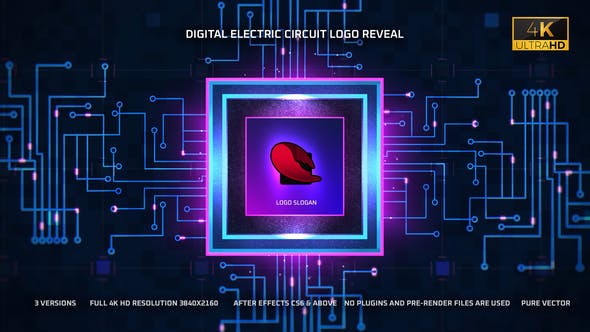 Videohive Digital Electric Circuit Logo Reveal 36085463 1 Videohive Digital Electric Circuit Logo Reveal 36085463