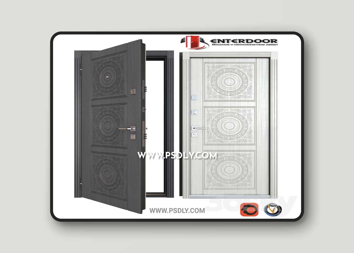 Entrance metal doors EnterDoor Bohema 3D Model 1 Entrance metal doors EnterDoor Bohema 3D Model
