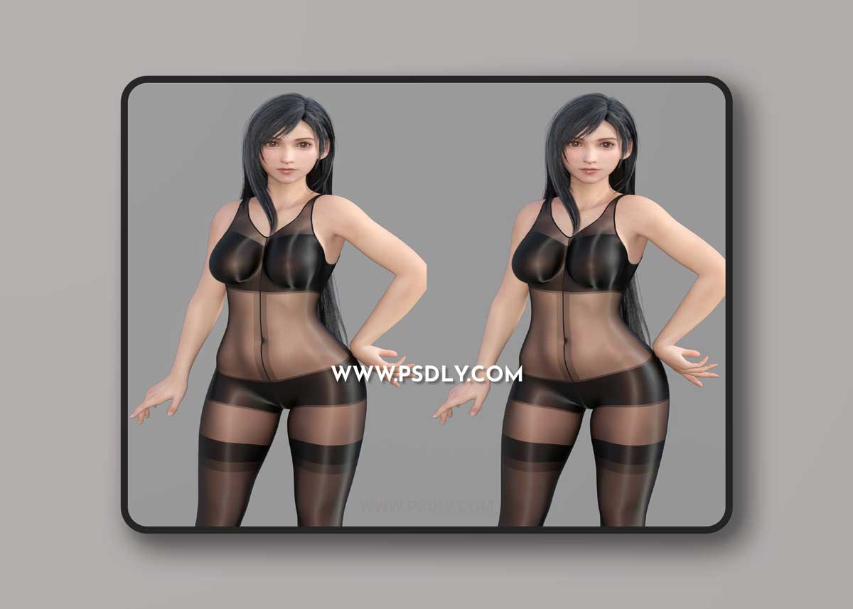 GCC FF Tifa For G8F 3D Model