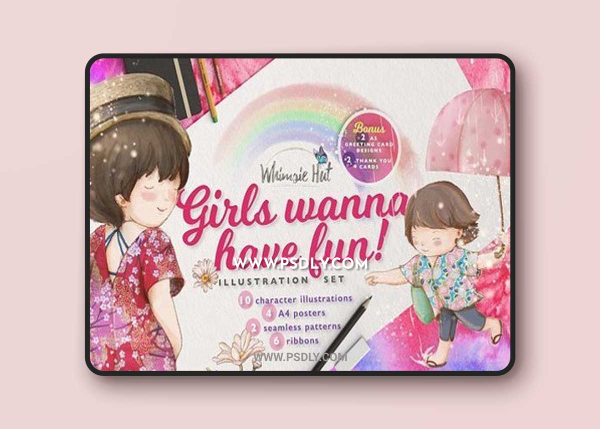 Girls wanna have fun set 1 Girls wanna have fun set