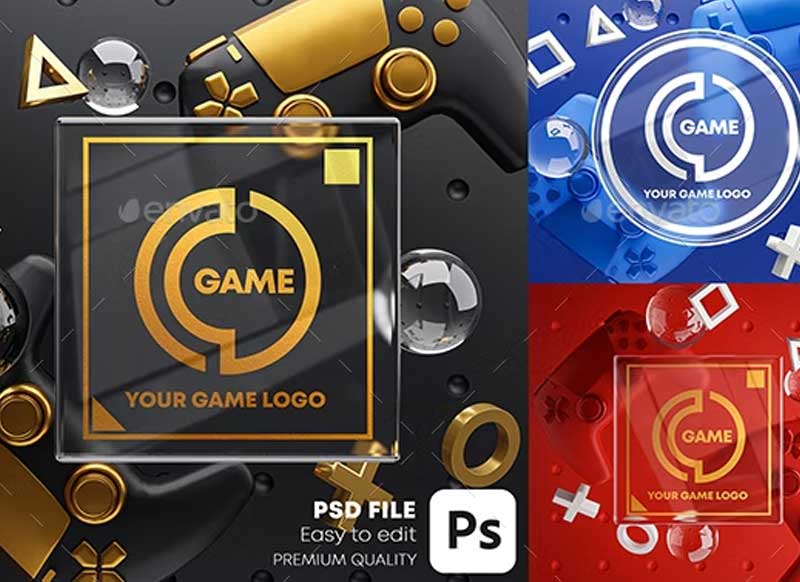 GraphicRiver - Gaming Glass Logo Mockup Gamepad Pack 28419158 1 GraphicRiver - Gaming Glass Logo Mockup Gamepad Pack 28419158