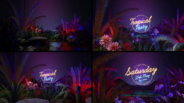 Videohive Tropical Party Opener 36113873 1 Videohive Tropical Party Opener 36113873