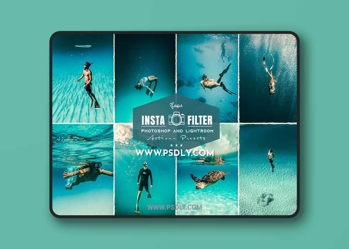 Insta Filter Beach Photoshop & Lightroom Presets USNQL43 1 Insta Filter Beach Photoshop & Lightroom Presets USNQL43