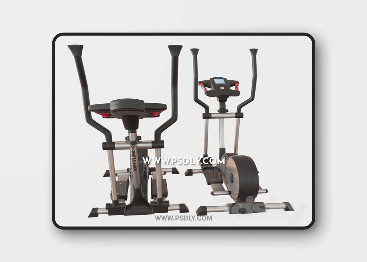 Kettler Astro-Elliptical Trainer 3D Model 1 Kettler Astro-Elliptical Trainer 3D Model