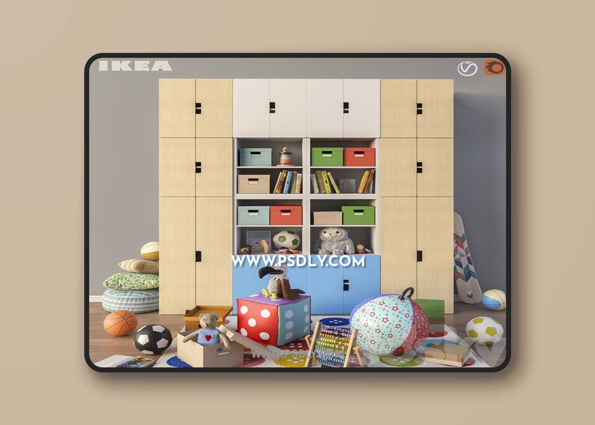 Modular furniture, accessories and toys IKEA set 3 1 Modular furniture, accessories and toys IKEA set 3