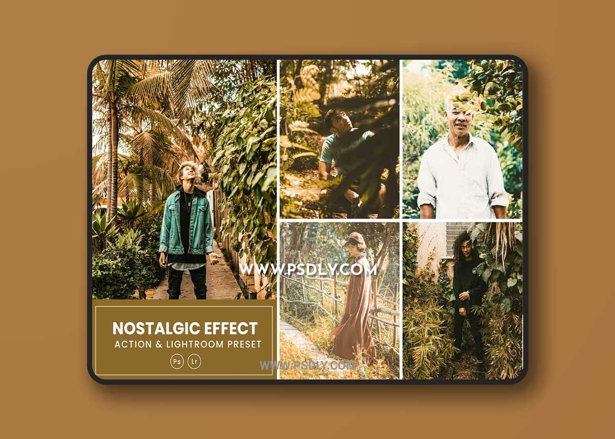 Nostalgic Effect Action & Lightrom Presets 1 Nostalgic Effect Action & Lightrom Presets