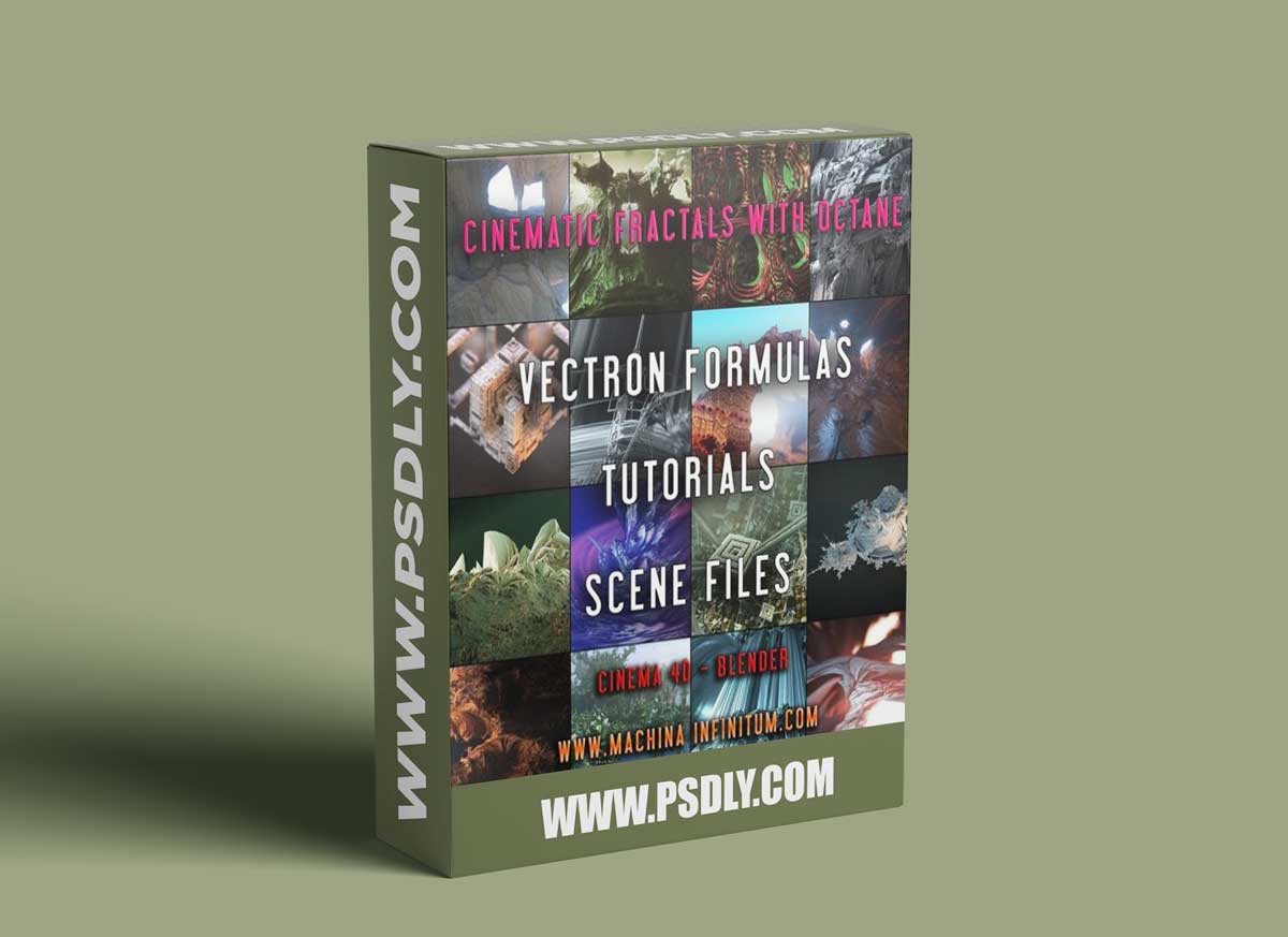 Octane Vectron Fractal PACK N°2 - Tutorials - Cinema 4D & Blender scenes 1 Octane Vectron Fractal PACK N°2 - Tutorials - Cinema 4D & Blender scenes