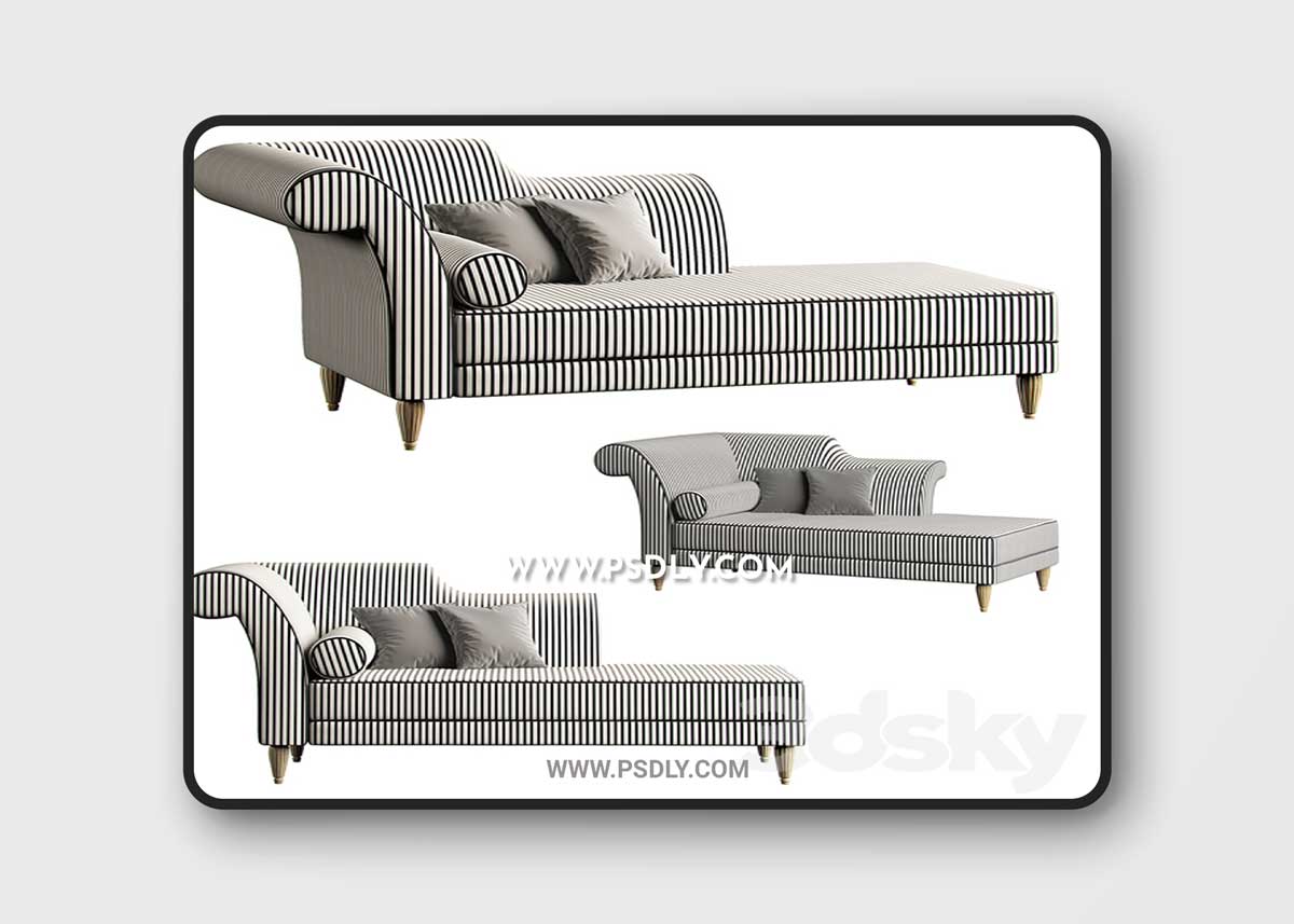 Ottoman Corsica by Dream Manufacture 3D Model 1 Ottoman Corsica by Dream Manufacture 3D Model