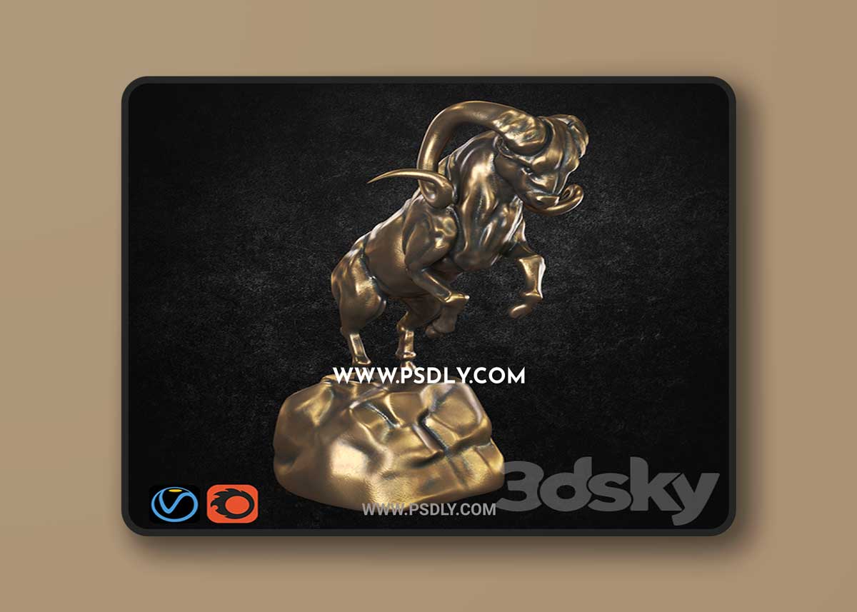 Oven statuette Figurine Arie 3D Model 1 Oven statuette Figurine Arie 3D Model