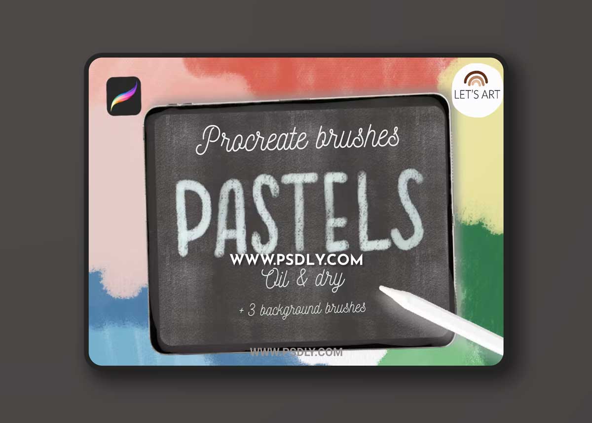 Pastels brushes for Procreate iPad NL4H3PE 1 Pastels brushes for Procreate iPad NL4H3PE