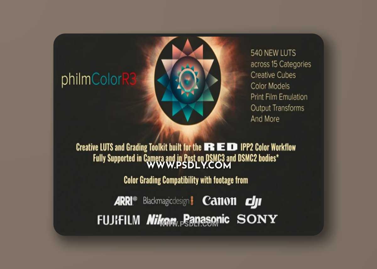 PhilmColor R2 + R3 LUTS 1 PhilmColor R2 + R3 LUTS