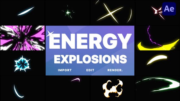 Videohive NRG and Explosions | After Effects 36044094 1 Videohive NRG and Explosions | After Effects 36044094