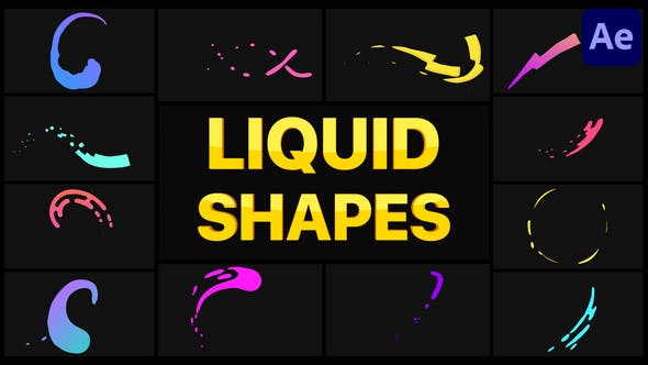Videohive Liquid Shapes | After Effects 36249691 1 Videohive Liquid Shapes | After Effects 36249691