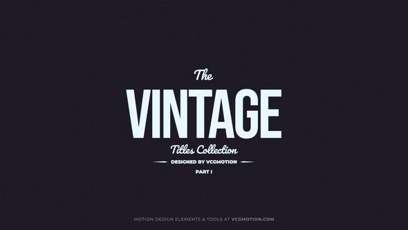 Videohive Titles - Vintage I 35889228 1 Videohive Titles - Vintage I 35889228