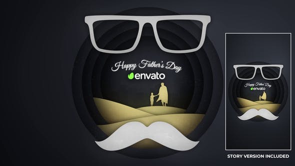 Videohive Fathers Day Paper Intro 32472463 1 Videohive Fathers Day Paper Intro 32472463