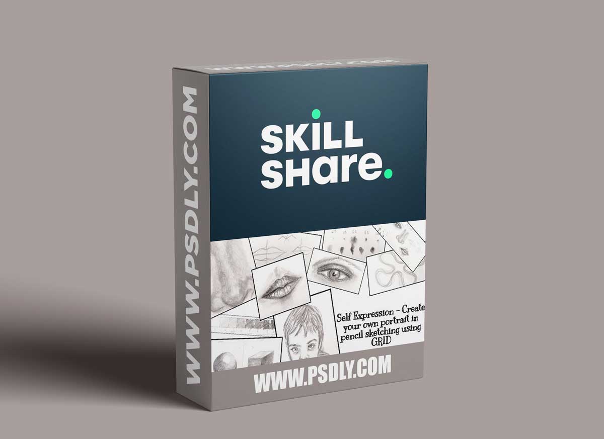Self Expression - Create your own Portrait in Pencil Sketching using Grid in most simplified way 1 Self Expression - Create your own Portrait in Pencil Sketching using Grid in most simplified way