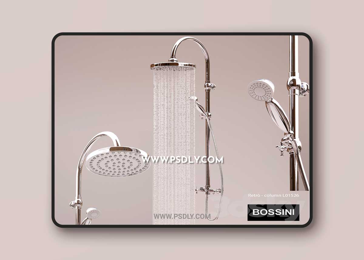Showerhead Bossini Retro L01526 1 Showerhead Bossini Retro L01526