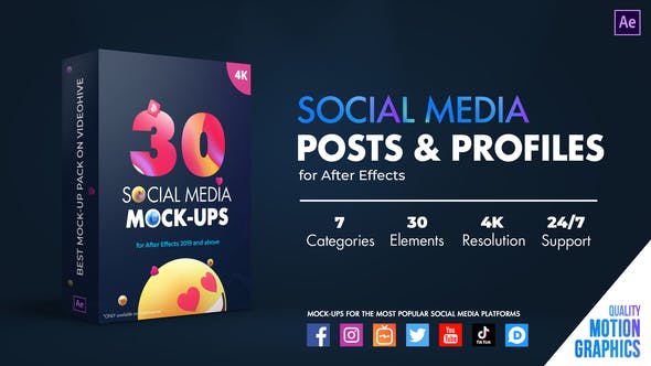 Videohive - Social Media Posts & Profiles - 35497768 1 Videohive - Social Media Posts & Profiles - 35497768
