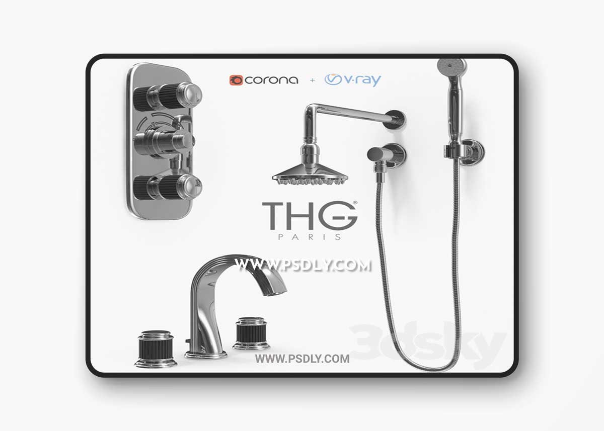 THG Paris - Jaipur shower set 1 THG Paris - Jaipur shower set