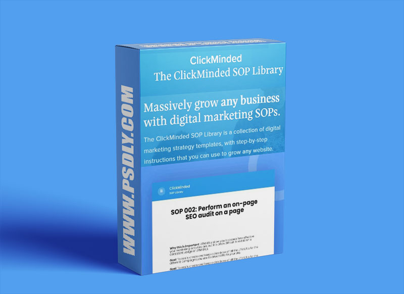 The ClickMinded SOP Library (Digital Marketing Templates) 1 The ClickMinded SOP Library Digital Marketing Template