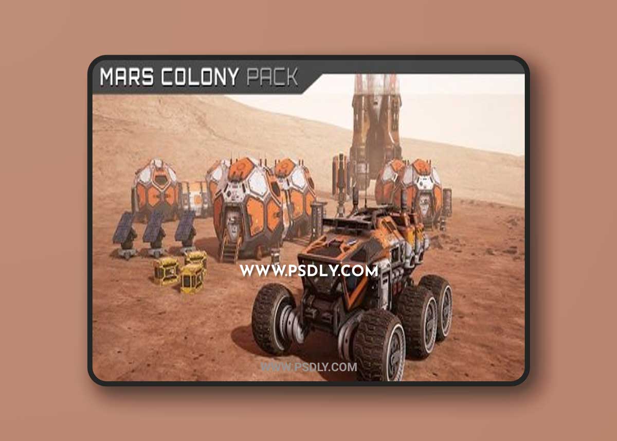 Unreal Engine - Mars Colony Props and Vehicle 3D Model 1 Unreal Engine - Mars Colony Props and Vehicle 3D Model