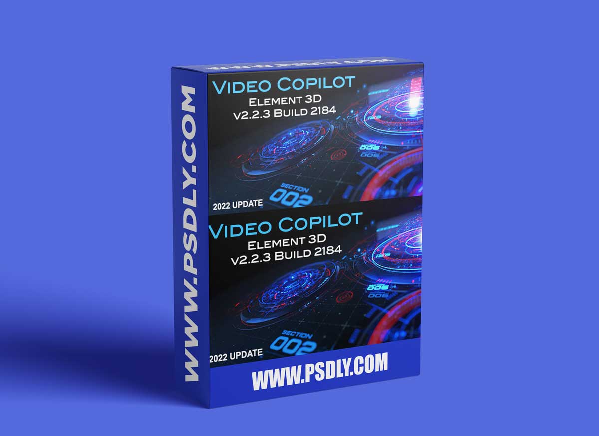 Video Copilot – Element 3D v2.2.3 Build 2168 (WIN+MAC) 1 Video Copilot – Element 3D v2.2.3 Build 2168 (WIN+MAC)