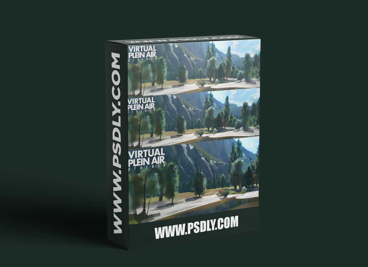 Virtual Plein Air Painting Process 1 Virtual Plein Air Painting Process