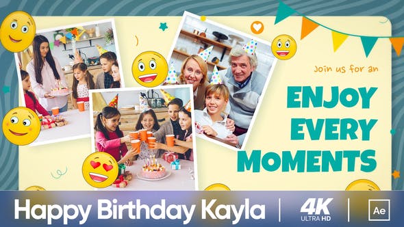 Videohive Happy Birthday Kayla 36293704 1 Videohive Happy Birthday Kayla 36293704