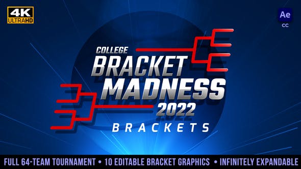 Videohive College Basketball Bracket Madness Tournament Brackets 36138582 1 Videohive College Basketball Bracket Madness Tournament Brackets 36138582