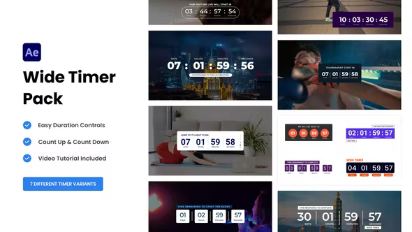 Videohive Wide Timers 35852794 1 Videohive Wide Timers 35852794