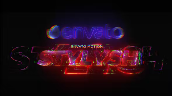 Videohive - Neon Glitch Logo Reveal - 34784273 1 Videohive - Neon Glitch Logo Reveal - 34784273