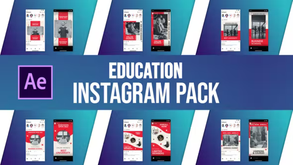 Videohive Education Instagram Pack for After Effects 36005115 1 Videohive Education Instagram Pack for After Effects 36005115