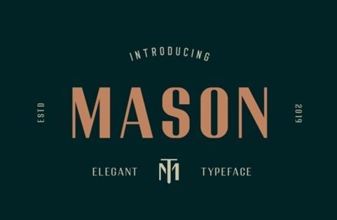 CM - Mason Elegant Typeface 412795
