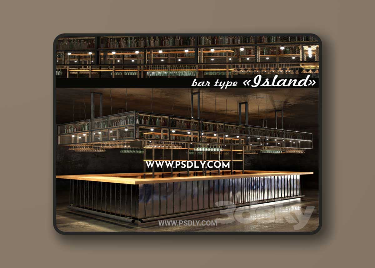 Bar "The Island" - Bar type "Island" 1 Bar "The Island" - Bar type "Island"