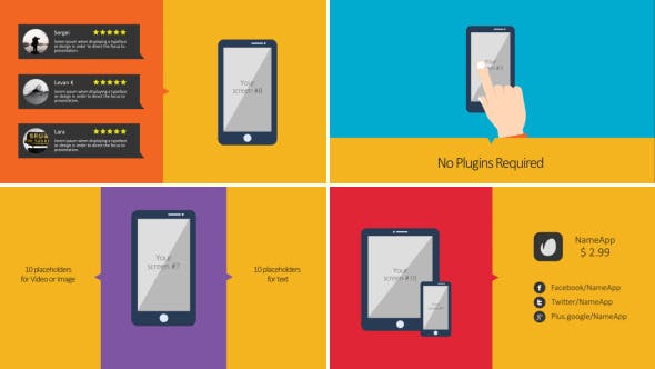 Videohive Colorful Flat App Promo 9667089 1 Videohive Colorful Flat App Promo 9667089