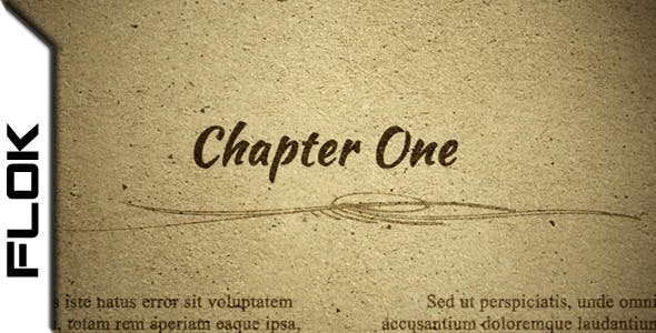 Videohive Chapter One 4407249 1 Videohive Chapter One 4407249
