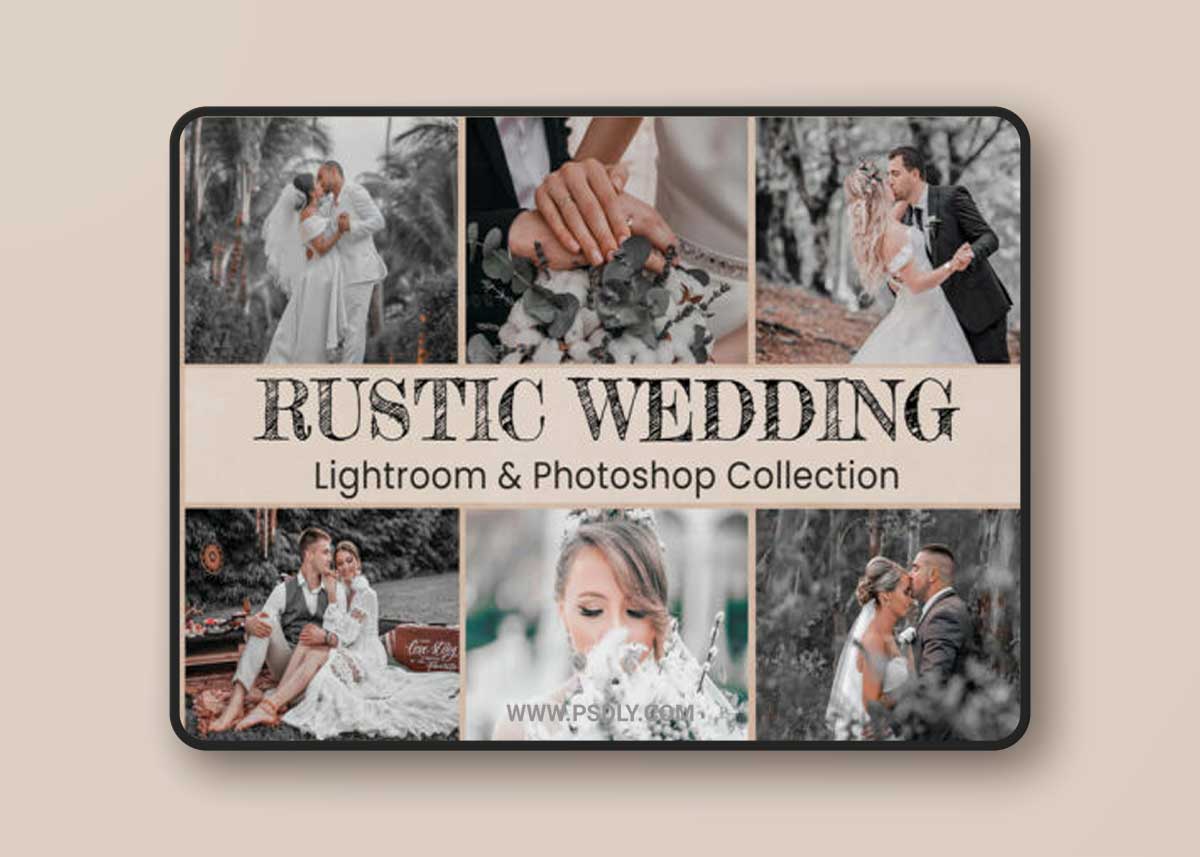 10 Rustic Wedding Photo Edit Collection 1 10 Rustic Wedding Photo Edit Collection