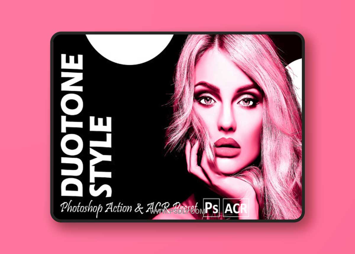 24 Duotone Style Photoshop Actions And ACR Presets 1 24 Duotone Style Photoshop Actions And ACR Presets