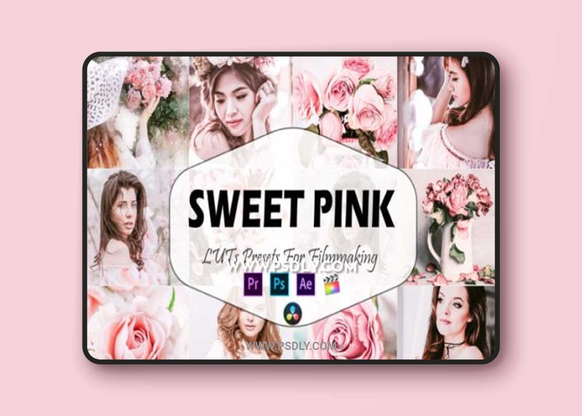 3 Sweet Pink Video LUTs Presets 1 3 Sweet Pink Video LUTs Presets