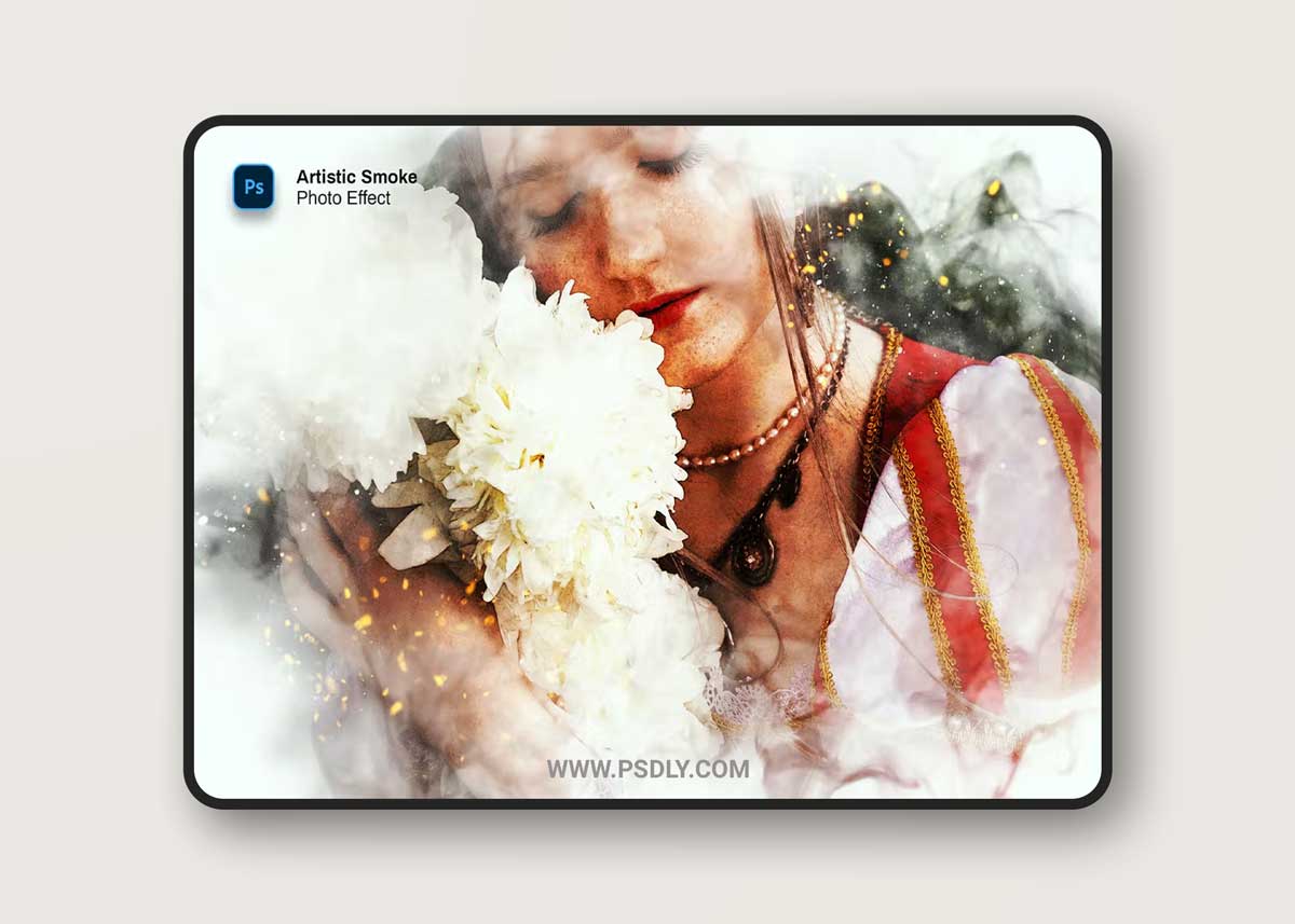 Artistic Smoke photo effect 1 Artistic Smoke photo effect