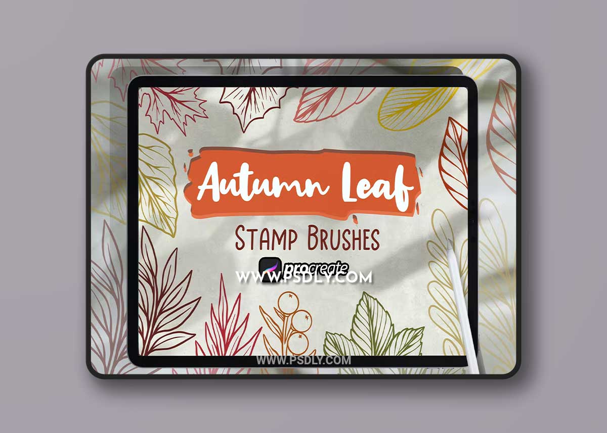 Autumn Leaves Stamp Brush ST3MV36 1 Autumn Leaves Stamp Brush ST3MV36