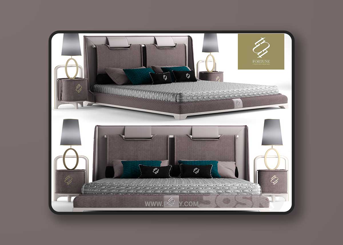 Bed tecninova cabezal cbanera fortune 3D model 1 Bed tecninova cabezal cbanera fortune 3D model
