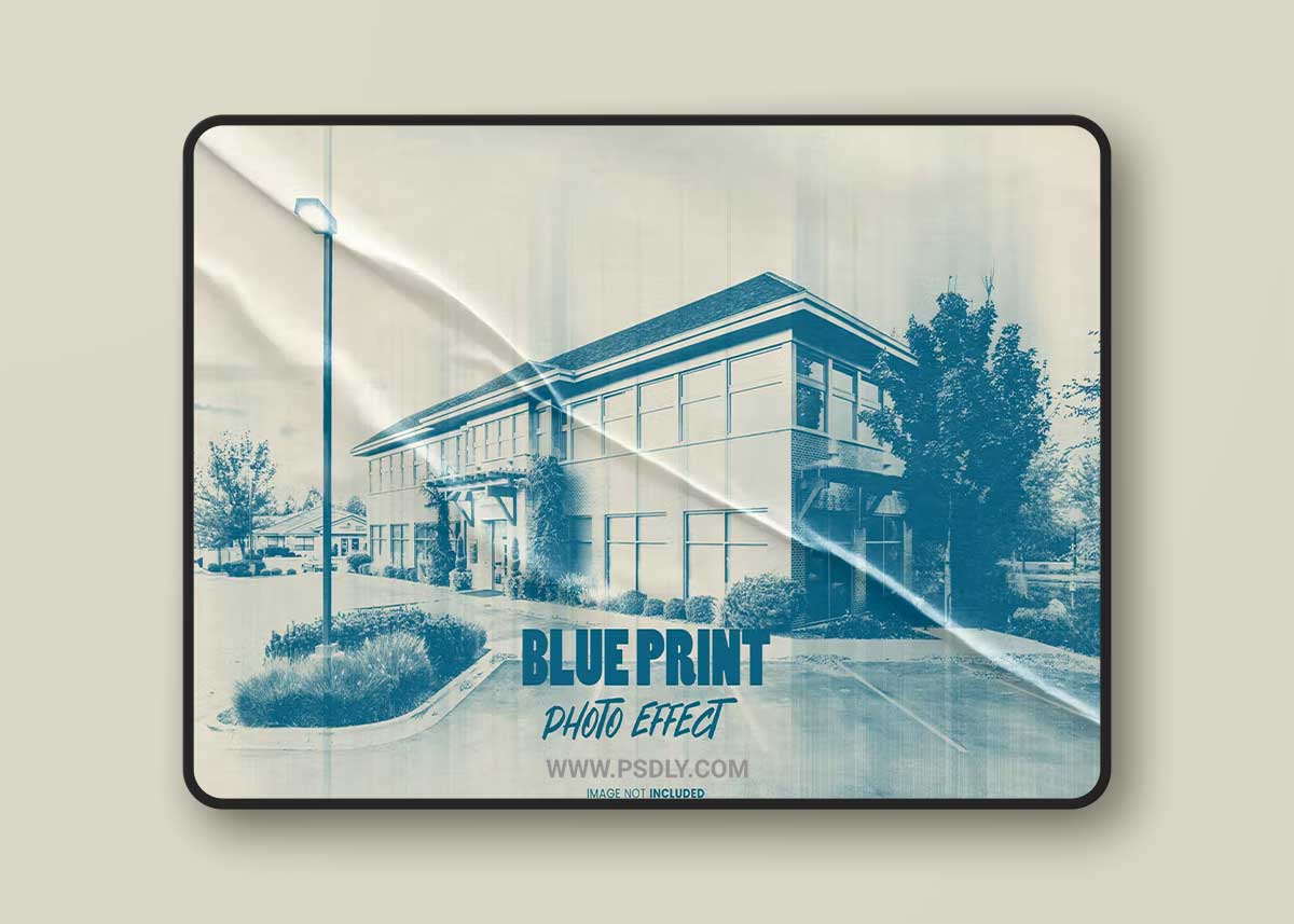 Blue print photo effect for photoshop 1 Blue print photo effect for photoshop