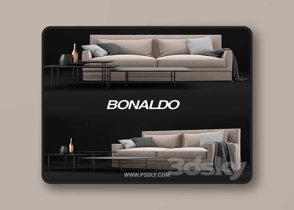 Bonaldo Paraiso and Bonaldo Fard 3D Model 1 Bonaldo Paraiso and Bonaldo Fard 3D Model