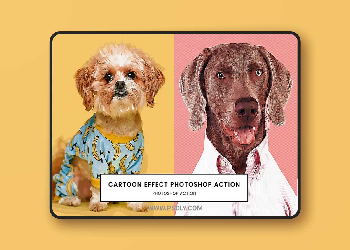 Cartoon Effect Action | Photoshop Plugin 1 Cartoon Effect Action | Photoshop Plugin