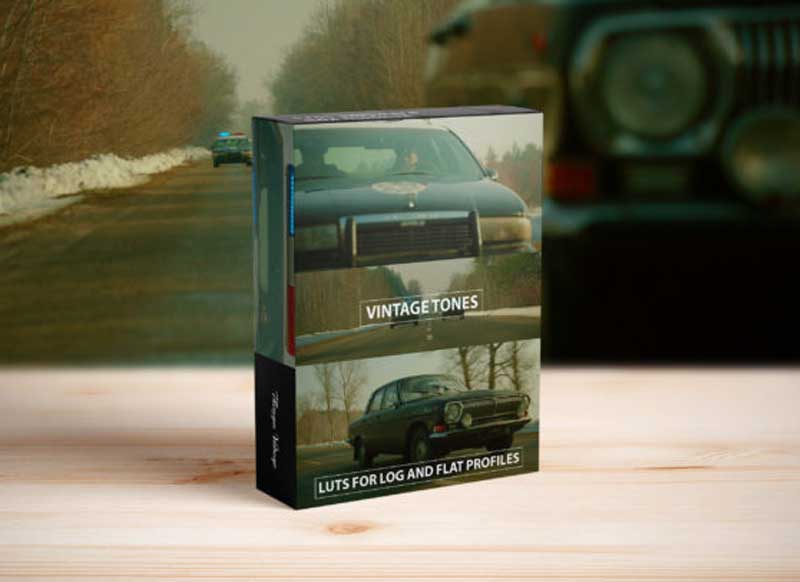 Cinematic LUTs Vintage Tones LOG & FLAT 1 Cinematic LUTs Vintage Tones LOG & FLAT